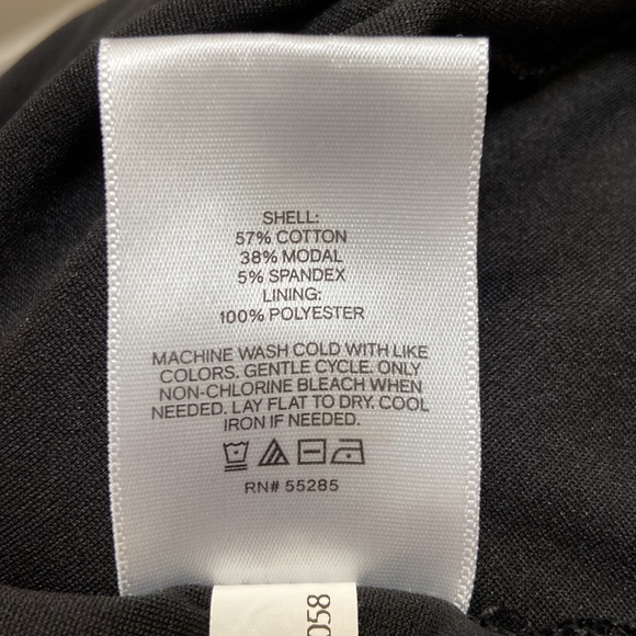 Women’s Express black short sleeve tie front t-shirt mini dress. Size large - Picture 6 of 8